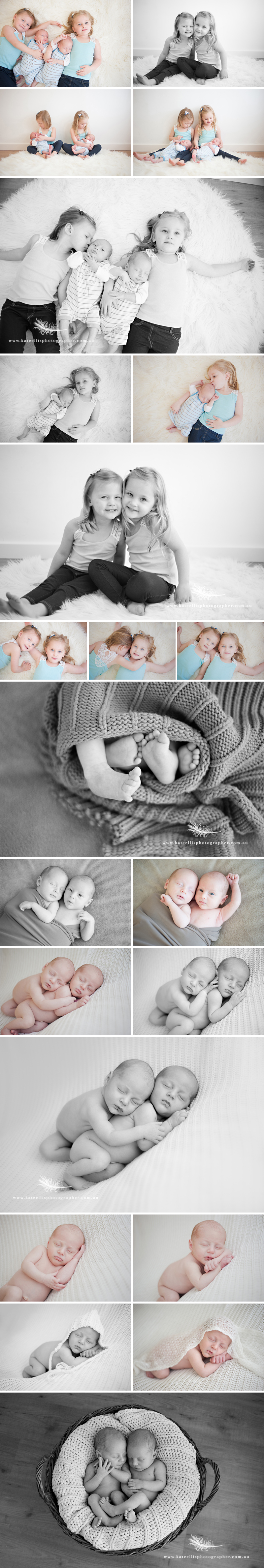 Adelaide Newborn Twin Photography